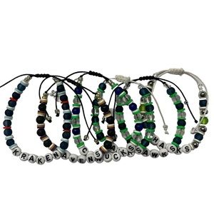 Customizable Sports Team Bracelets!